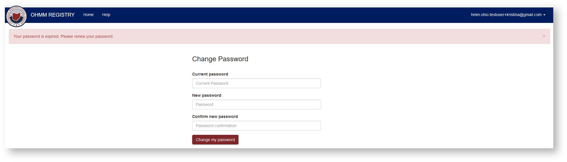 Registrant Login Assistance – Medical Marijuana Registry Support Center